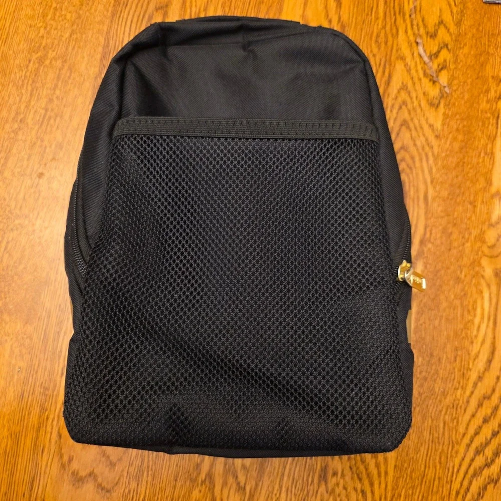 Adidas Black Gold Mini Backpack Lunch Bag‎ Insulated Kids School Travel 2 Pocket